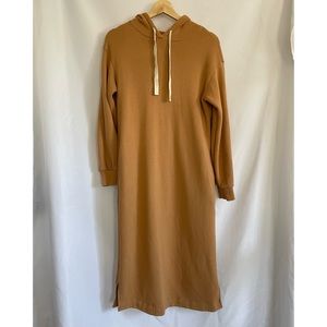 Madewell Betterterry Hoodie Sweatshirt Dress Size Small